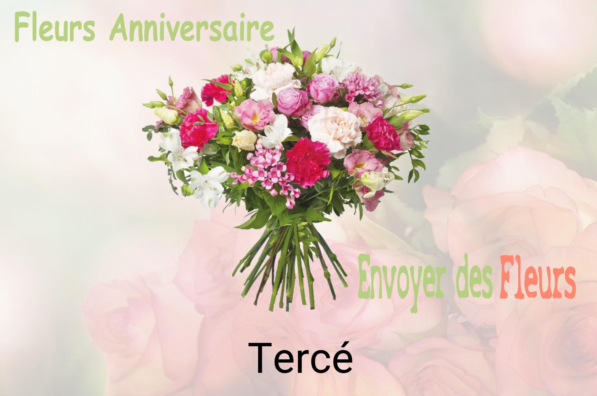 Bouquet de fleurs d’anniversaire livré à Tercé